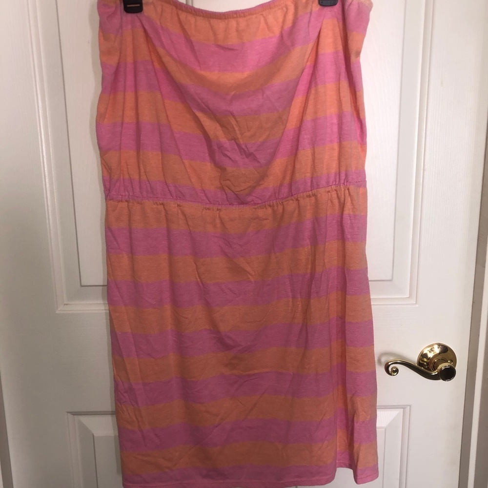 Old Navy cotton strapless dress